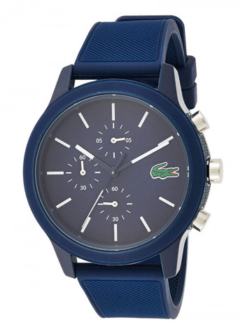 Men's Water Resistant Silicone Chronograph Watch 2010970