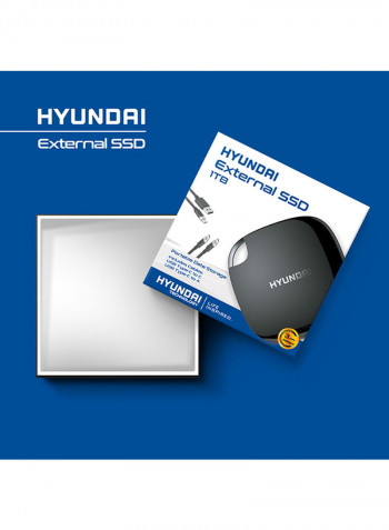 Portable External SSD 1TB Midnight Black