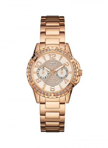 Women's Water Resistant Stainless Steel Analog Watch W0705L3