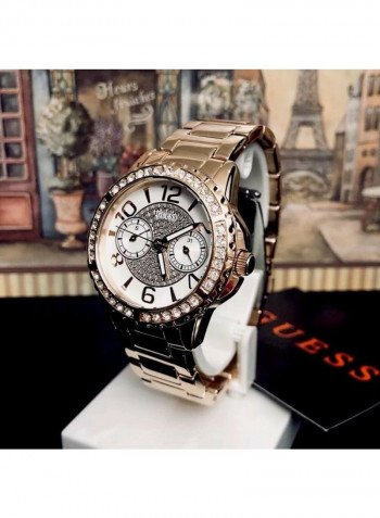 Women's Water Resistant Stainless Steel Analog Watch W0705L3