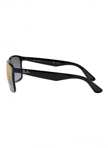 Men's UV-Protection Square Sunglasses - Lens Size: 58 mm