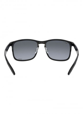 Men's UV-Protection Square Sunglasses - Lens Size: 58 mm