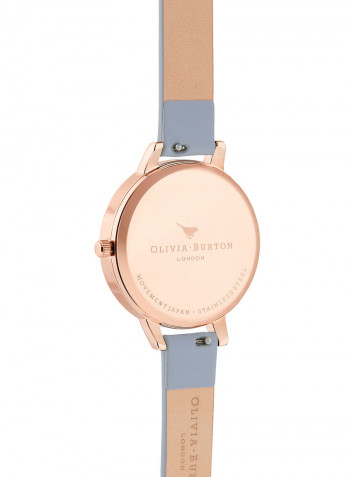 Women's Leather Analog Wrist Watch OB16RB12
