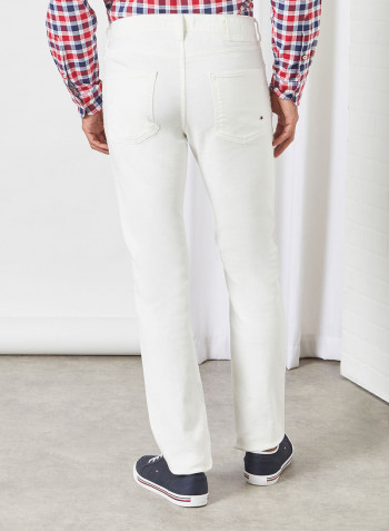 Denton Straight Jeans White