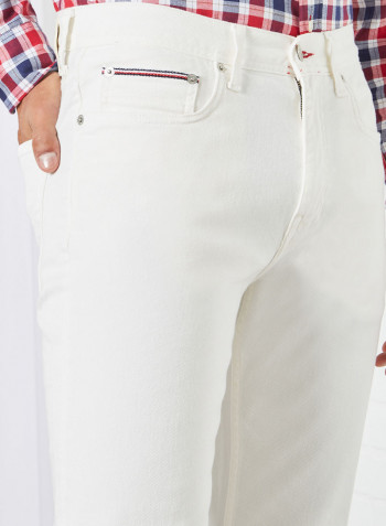 Denton Straight Jeans White