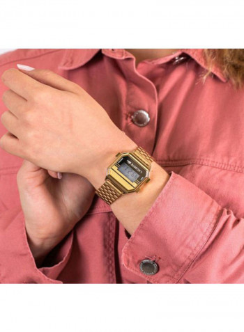 Stainless Steel Digital Wrist Watch