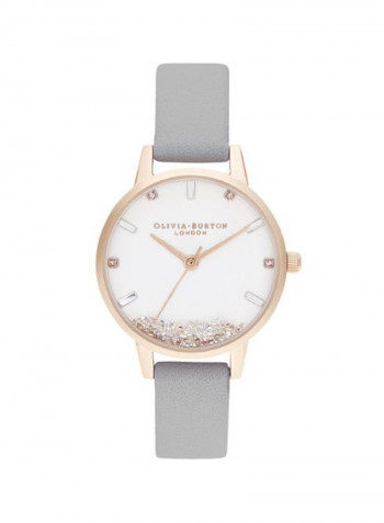 Women's Leather Analog Wrist Watch OB16SG08