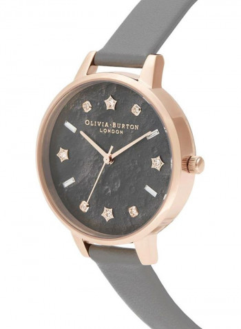 Women's Leather Celestial London Analog Watch OB16GD55
