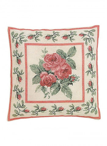 Counted Cross Stitch Kit Pink/Green/Black
