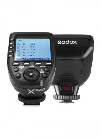Xpro-C E-TTL II Flash Trigger Transmitter For Canon EOS Series Black