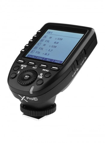 Xpro-C E-TTL II Flash Trigger Transmitter For Canon EOS Series Black