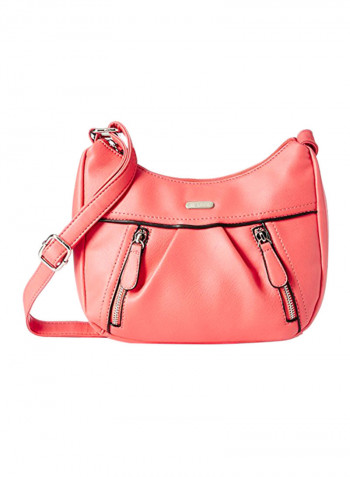 Polyester Blend Crossbody Bag SPEP494083K3 Pink