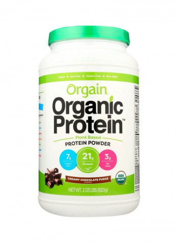 Plant Based Organic Protein Powder - Creamy Chocolate Fudge