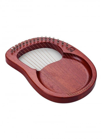 16-String Wooden Lyre Harp