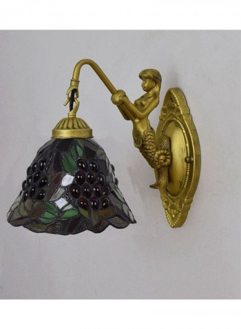 Grape Stained Glass Wall Lamp Multicolour