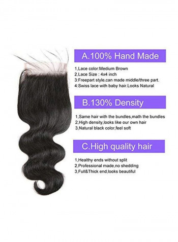 Wavy Hair Extension Black