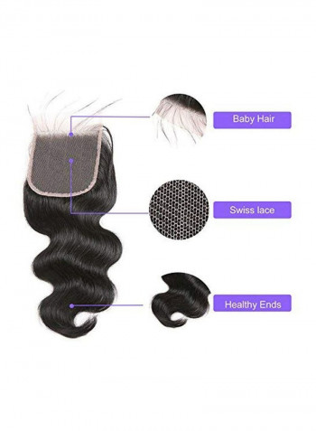 Wavy Hair Extension Black