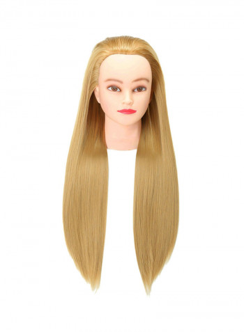 Hair Extension Mannequin With Stand Blonde 30inch