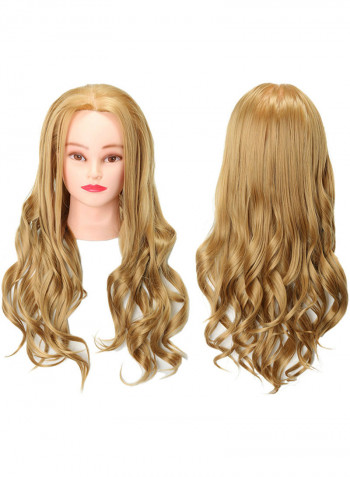 Hair Extension Mannequin With Stand Blonde 30inch