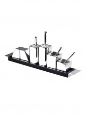 9-Piece Hammered Condiment Set Silver reviews 9-Piece Hammered Condiment Set Silver