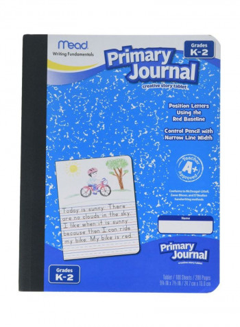 Pack Of 5 Primary Journal K-2 Grade