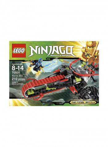210-Piece Ninjago Warrior Bike Building Set 70501