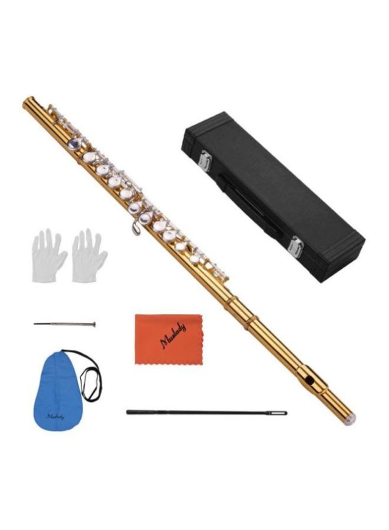 Closed Hole C Flute With Accessory Set