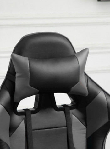 PU Leather Gaming Chair With Lumbar Support Black/Grey
