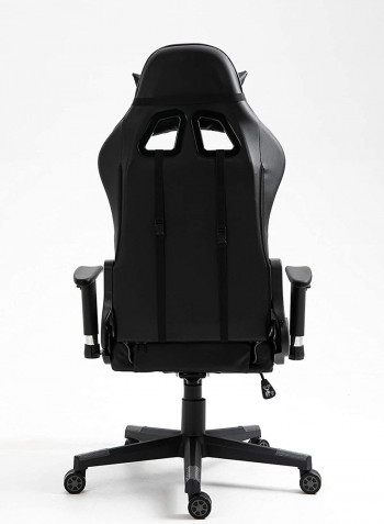 PU Leather Gaming Chair With Lumbar Support Black/Grey