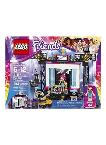 194-Piece Friends Pop Star TV Studio Building Toys Set