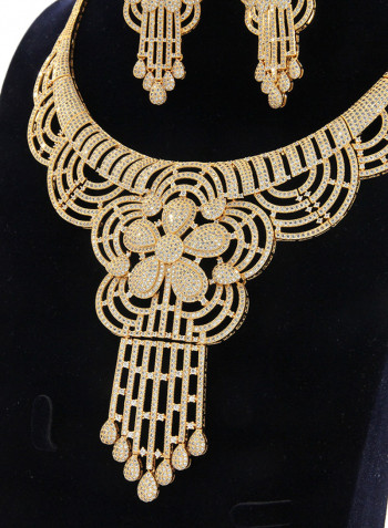 5 Piece Floral Necklace Set