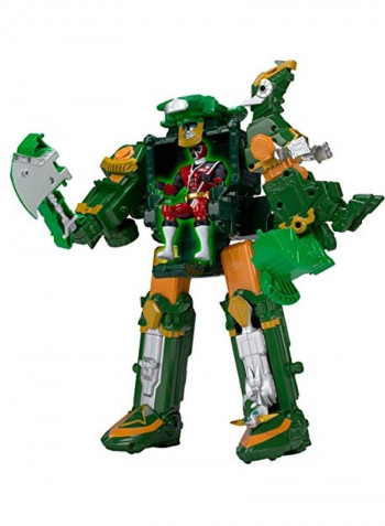 Ninja Steel Dx Rumble Tusk Megazord Action Figure 5-Inch 5inch