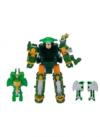 Ninja Steel Dx Rumble Tusk Megazord Action Figure 5-Inch 5inch