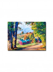 Road To Betty'S Framed Wall Art Multicolour 11 x 14inch