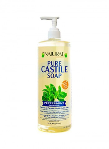 Pure Castile Liquid Soap - Peppermint 944ml