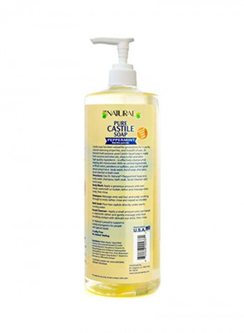 Pure Castile Liquid Soap - Peppermint 944ml