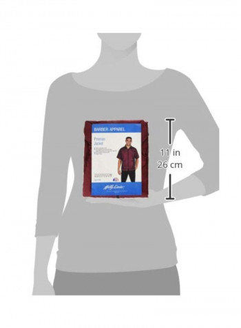 جاكيت حلاق بتصميم مقاوم للماء  خمري XXXXXL