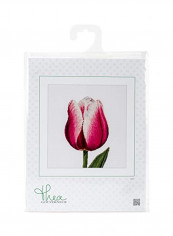 16-Piece Triumph Tulip On Aida Cross Stitch Kit Pink/Green/White reviews 16-Piece Triumph Tulip On Aida Cross Stitch Kit Pink/Green/White