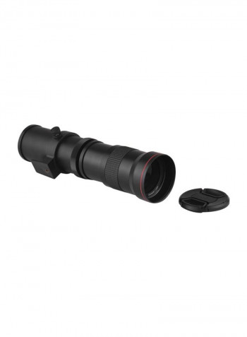 420-800mm F/8.3 Super Telephoto Lens For Nikon D800/D850/D7200 Black/Clear