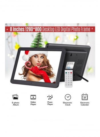 LED Digital Photo Frame Black