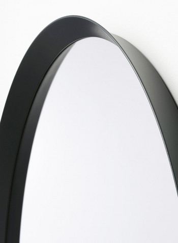 Round Mirror Grey 80centimeter