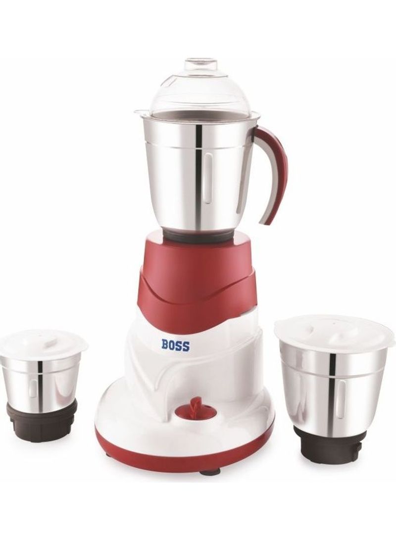 All Time Plus Mixer Grinder with Jars B244-Twin Red Red/White