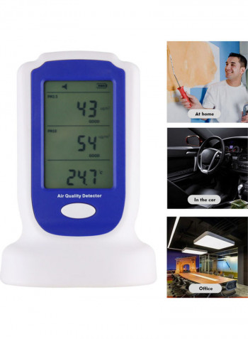 PM2.5 PM1.0 PM10 Air Quality Detector Digital Display Meters Tester Mini Precise and Intelligent Detection