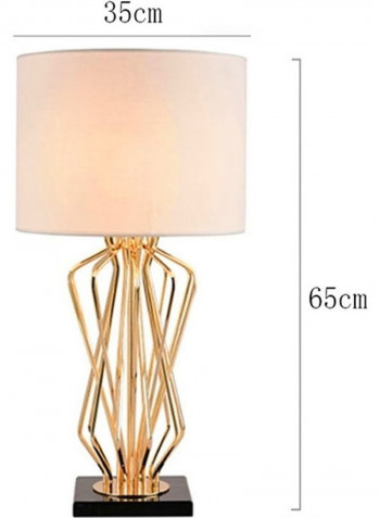 LED Metal Lamp White 37 x 15 x 67centimeter