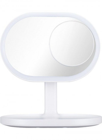 Wireless Charging Beauty Mirror Table Lamp Multicolour 25 x 19 x 28centimeter
