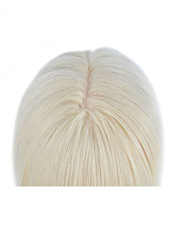 Mannequin Head Hair Extension With Clamp Blonde