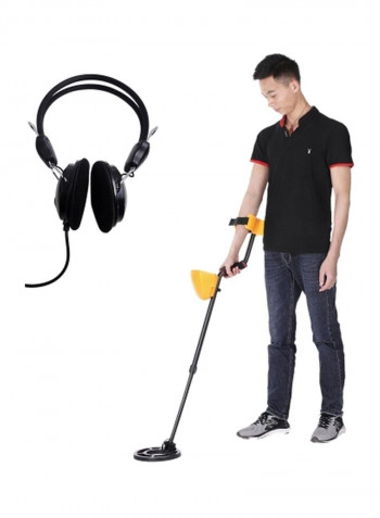 Underground Metal Detector With Headphones Gold/Black 120x34.5x15centimeter