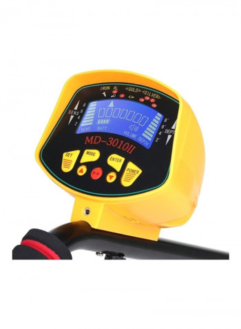 Underground Metal Detector With Headphones Gold/Black 120x34.5x15centimeter