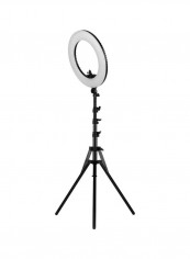 7-Piece Dimmable SMD LED Ring Light Kit 18inch Black/White