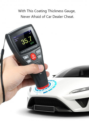 Concrete Coating Thickness Gauge Black 27.00 X 6.50 X 19.50cm